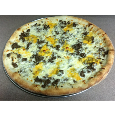 Philly Cheesesteak Pizza Image