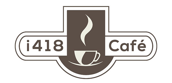 i418 Cafe logo