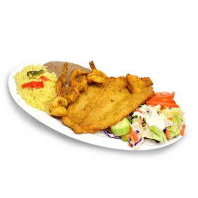 Breaded Fish Fillet & Shrimp Image