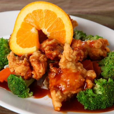 EN8. Orange Chicken Entree Image