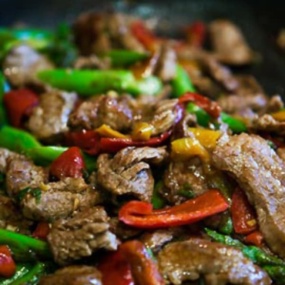 8 oz. Stir Fry Steak & Eggs Image