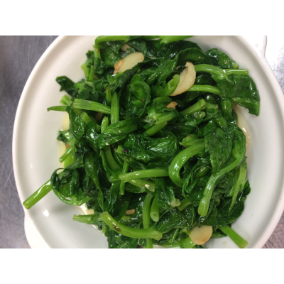 R13A. Garlic Snow Pea Leaves Image