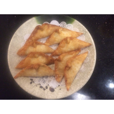 A25. Fried Crab Rangoons 炸蟹角 Image