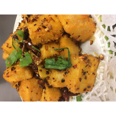 T8. Chili Deep Fried Tofu 金磚辣豆腐 Image