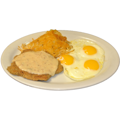 Country Fried Steak & Eggs Image