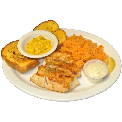 2 Grilled Cod Fillet Dinner Image