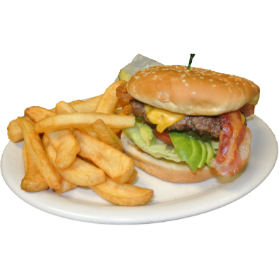 Avocado Bacon Cheeseburger Image
