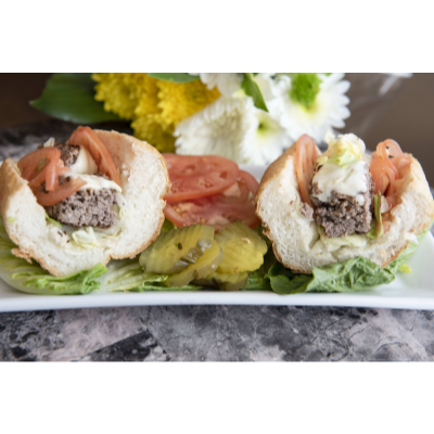 1/3 lb. Cheeseburger Hoagie Image