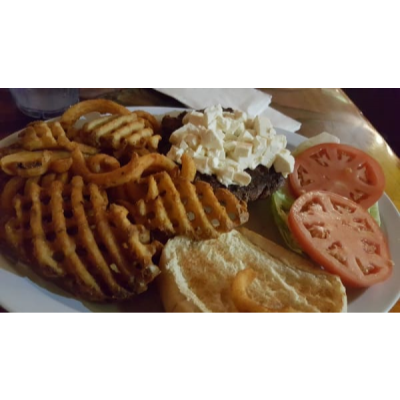 Feta Burger Image