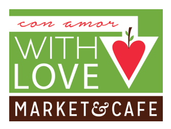 With Love Market and Cafe logo