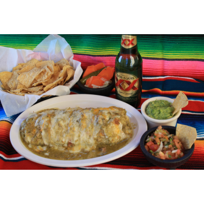 Chile Verde & Beans Burritos Image