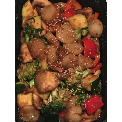 Hibachi Steak & Scallop Dinner Image