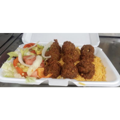 Falafel Over Rice Image