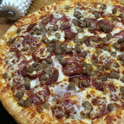 13. All Meat Gluten-Free Pizza Image