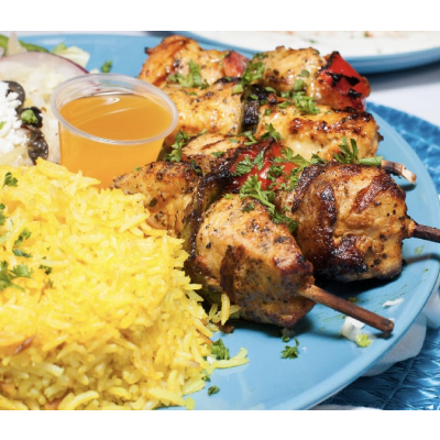 Chicken Shish Kebab Plate Image