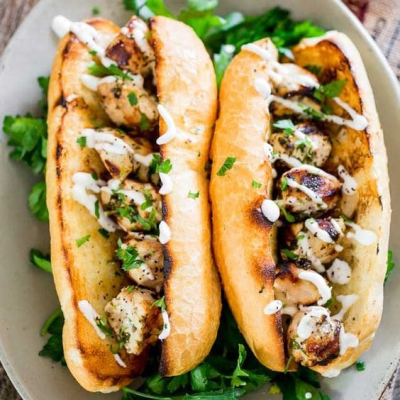 Chicken Garlic Sandwich Image