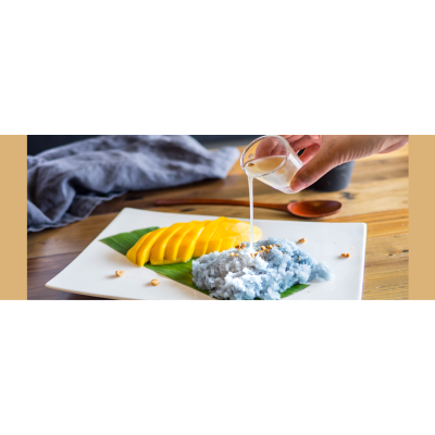 Mango with Sweet Sticky Rice Image