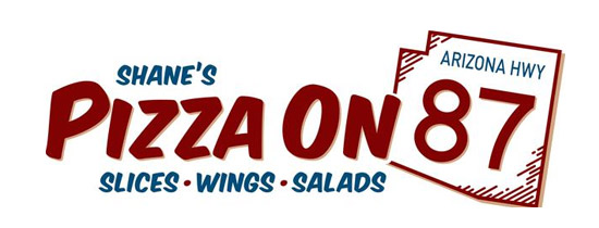 Shane's Pizza on 87 logo