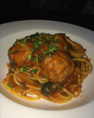 Spaghetti Meatballs Lunch Image