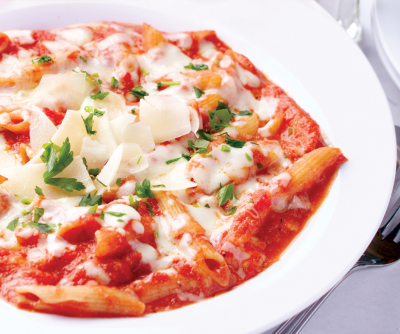 Three Cheese Baked Penne Image