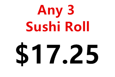 Sushi Roll (Any 3) Image
