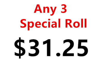 Any 3 Special Roll Image