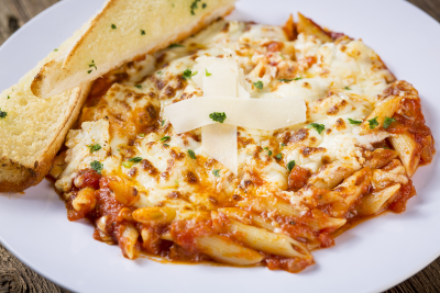 Three Cheese Baked Penne Image
