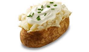 Baked Potato with Sour Cream Image