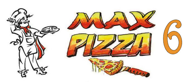 Max Pizza 6 logo
