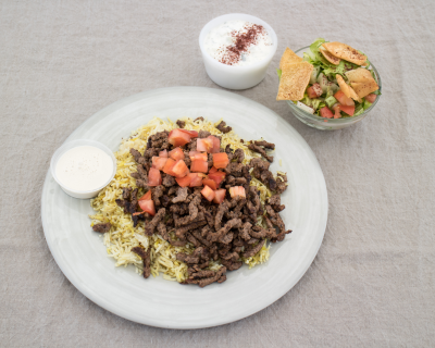 Grilled Beef Shawarma Platter Image