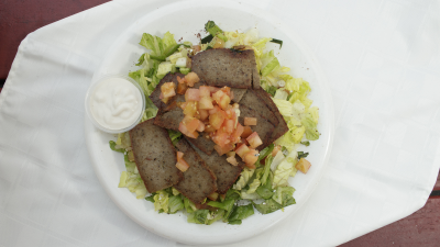 Lamb & Beef Gyro over Salad Image
