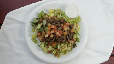 Beef Shawarma over Salad Image