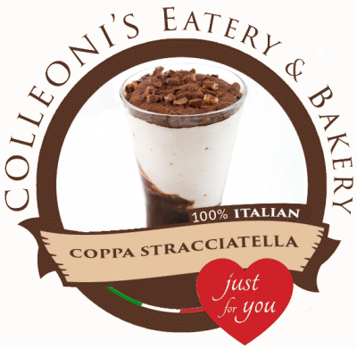 Stracciatella Glass Ice Cream Image