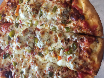 Italian Beef & Hot Pepper Pizza Image