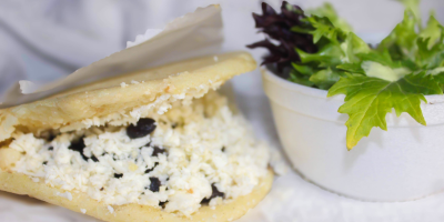 Black Beans/ Cheese Arepa Image