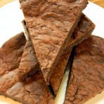 9 Inch Double Chocolate Gourmet Brownie Image