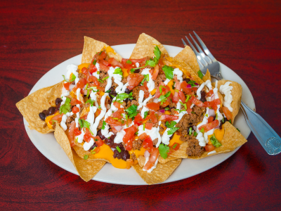 Shredded Beef & Cheese Nachos Image