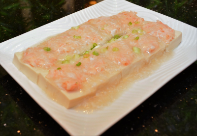 百花襄豆腐 Steamed Tofu with Shrimp Image