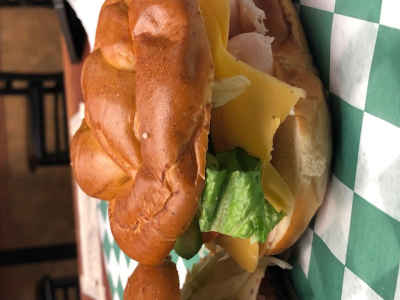 TOASTED PRETZEL SANDWICH Image