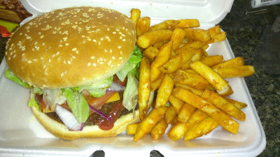 Pineapple Cheese Burger Image