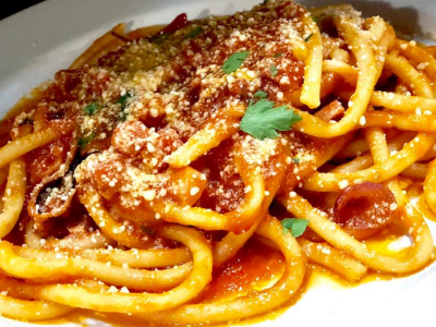 Bucatini all'Amatriciana Image
