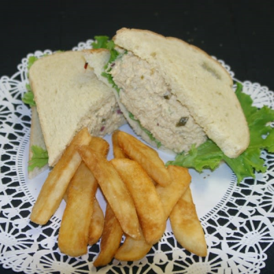 Water Chestnut Tuna Sandwich Image