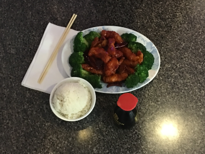 913. Orange Chicken Dinner Image