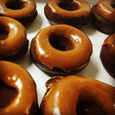 Gluten Free Devils Food Cake Donut Image