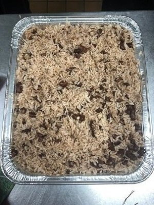 Half tray Rice And Peas Image