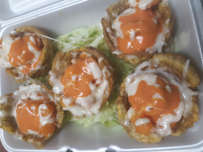 MOFONGUITOS (TRADITIONAL DOMINICAN FRIED & FILLED PLANTAINS Image