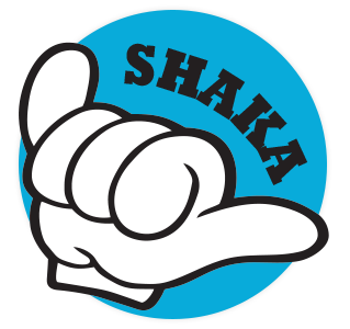 Shaka Hawaiian BBQ logo