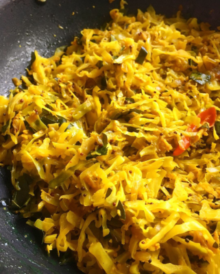 20. Cabbage Tadka (Vegan) Image