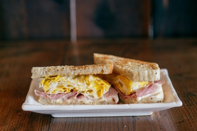 Ham, Egg, & Creamy Brie Cheese Image