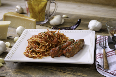 Spaghetti with Sausage Image